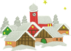 dorf im schnee